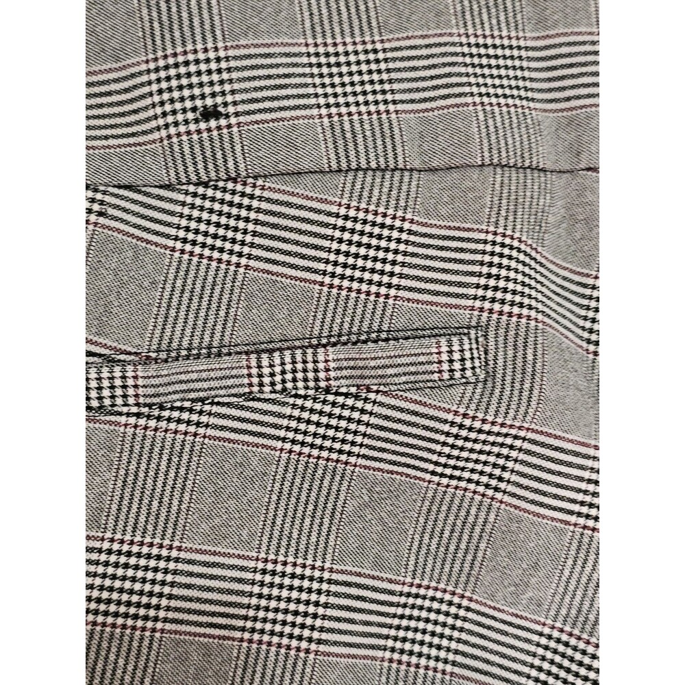 Soho Apparel Tapered Ankle Length Dress Pants Women's Size M - Houndstooth Plaid - Picture 5 of 11